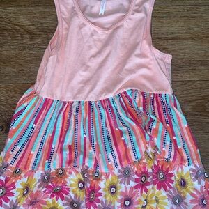 Colorful Sleeveless Dress